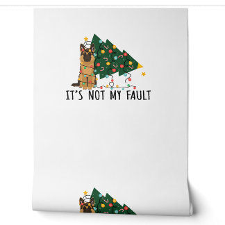 Weihnachtsbaum Es ist nicht mein Fault German Shep Tapete