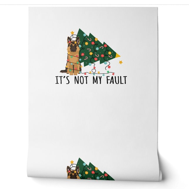 Weihnachtsbaum Es ist nicht mein Fault German Shep Tapete (Abrollen)