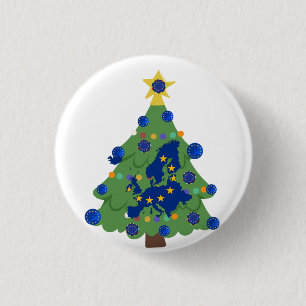 Weihnachtsbaum - Europäische Gewerkschaft   EU Eur Button