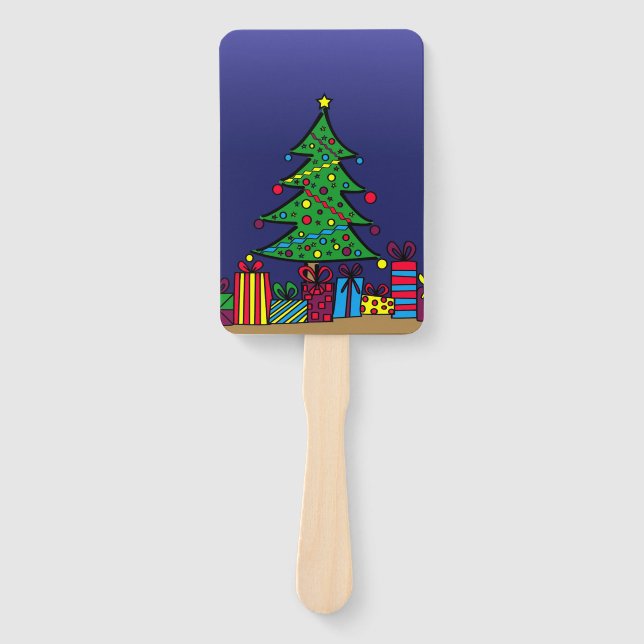 Weihnachtsbaum Fächer (Vorderseite)
