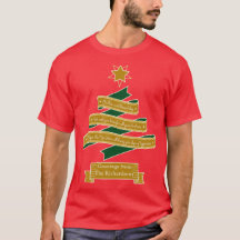 Weihnachtsbaum-Fahnen-Typografie-Stern