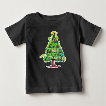 Weihnachtsbaum - farbenfrohe Illustration