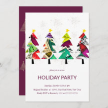 Weihnachtsbaum-Feiertag im Wasser Einladung