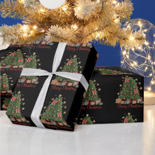 Weihnachtsbaum Feiertage Winter Geschenk Geschenkpapier