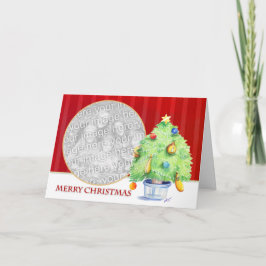 Weihnachtsbaum Feiertagskarte