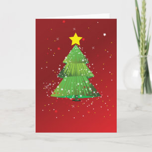 Weihnachtsbaum Feiertagskarte