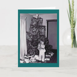 Weihnachtsbaum Feiertagskarte