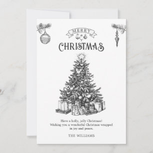 Weihnachtsbaum Feiertagskarte