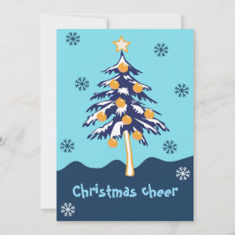 Weihnachtsbaum Feiertagskarte