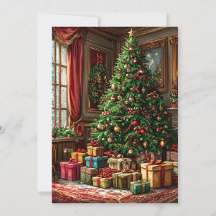 Weihnachtsbaum Feiertagskarte