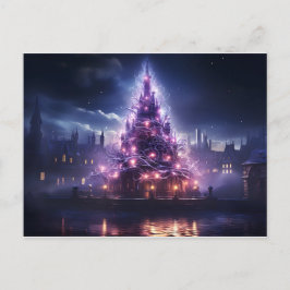 Weihnachtsbaum Feiertagspostkarte