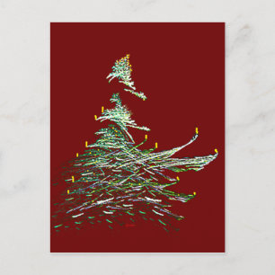 Weihnachtsbaum Feiertagspostkarte