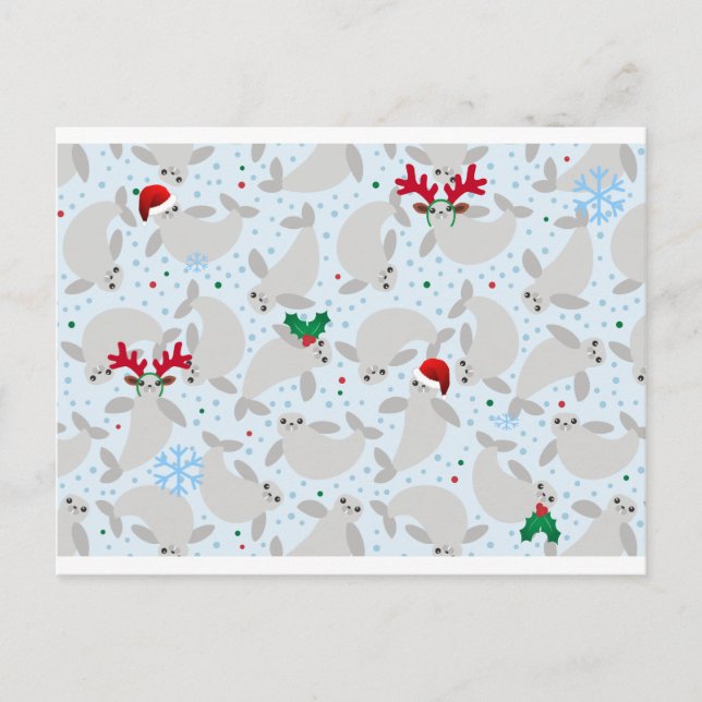 Weihnachtsbaum Feiertagspostkarte (Vorderseite)