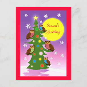 Weihnachtsbaum Feiertagspostkarte