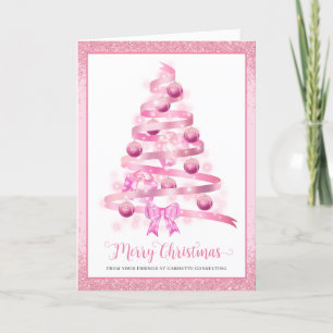 Weihnachtsbaum Firmenlogo Weihnachtsgrußkarte Feiertagskarte