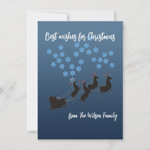 Weihnachtsbaum-Flachstiftkarte Mitteilungskarte