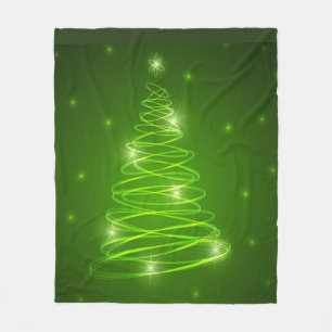 Weihnachtsbaum-Fleece-Decke Fleecedecke