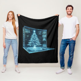 Weihnachtsbaum Fleecedecke