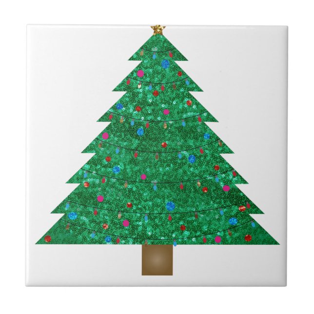 Weihnachtsbaum Fliese (Vorderseite)