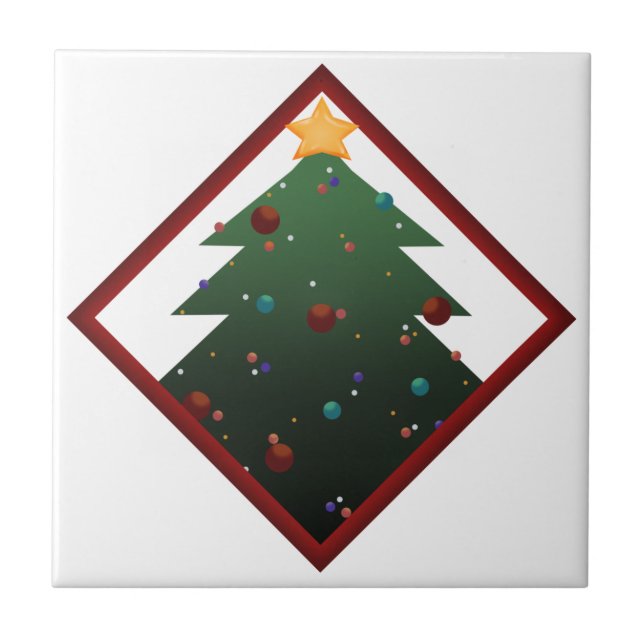 Weihnachtsbaum Fliese (Vorderseite)