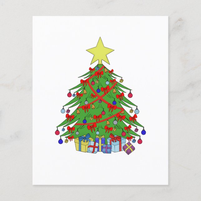 Weihnachtsbaum Flyer (Vorne)