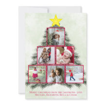 Weihnachtsbaum Foto Collage Niedlich festlich