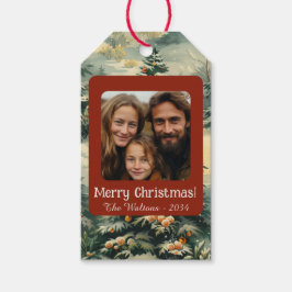 Weihnachtsbaum Foto Weihnachten Geschenkanhänger