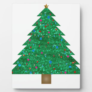 Weihnachtsbaum Fotoplatte