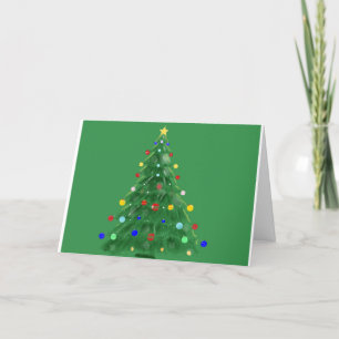 Weihnachtsbaum - Frohe Feiertage Feiertagskarte