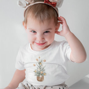 Weihnachtsbaum   Frohe Weihnachten Baby Strampler