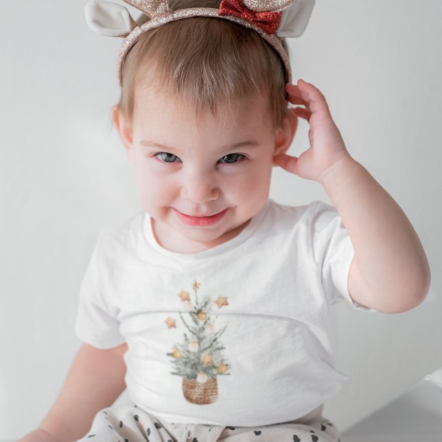 Weihnachtsbaum | Frohe Weihnachten Baby Strampler (Von Creator hochgeladen)