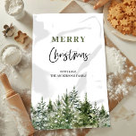 Weihnachtsbaum | Frohe Weihnachten Geschirrtuch<br><div class="desc">Weihnachtsbaum | Frohe Weihnachten</div>