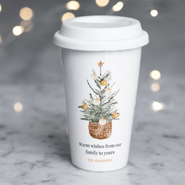 Weihnachtsbaum | Frohe Weihnachten Pappbecher (Von Creator hochgeladen)