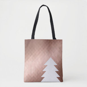 Weihnachtsbaum für einen Golfurlaub in Rosa Tasche