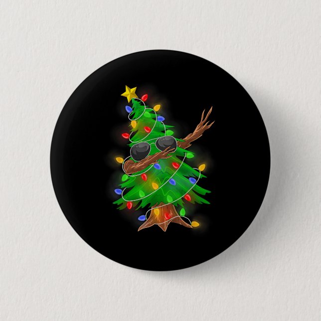 Weihnachtsbaum für Jungs Mädchen Weihnachtsmann We Button (Vorderseite)