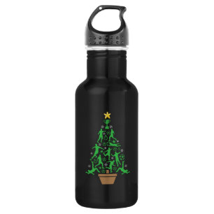 Weihnachtsbaum für Männer Edelstahlflasche