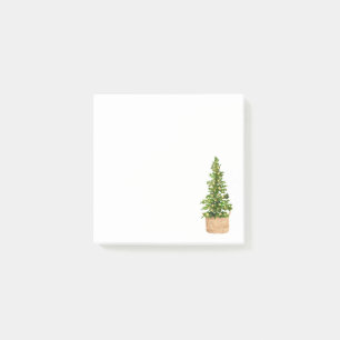 Weihnachtsbaum für Wasserfarben Post-it Klebezettel
