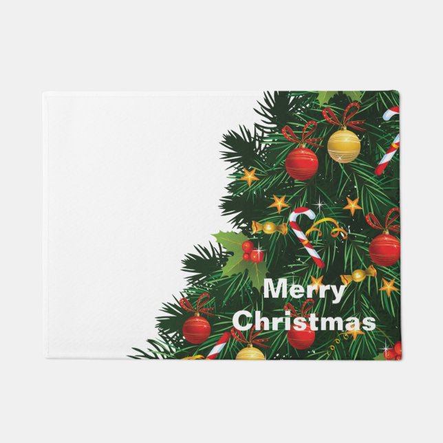 Weihnachtsbaum Fußmatte (Vorderseite)