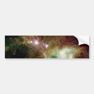 Weihnachtsbaum-Galaxie Autoaufkleber