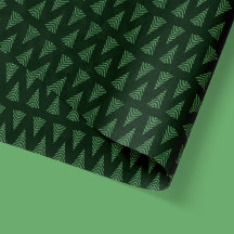 Weihnachtsbaum Geometric Dark Green