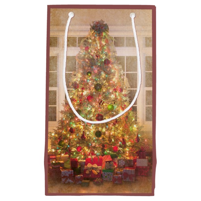 Weihnachtsbaum-Geschenk-Tasche Kleine Geschenktüte (Vorderseite)