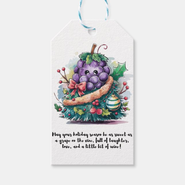 Weihnachtsbaum Geschenkanhänger (Vorderseite)