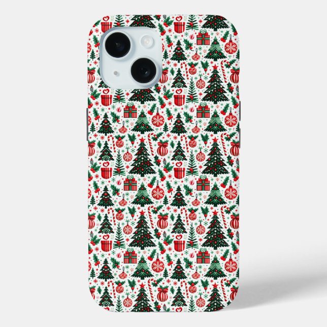 Weihnachtsbaum, Geschenke, Zuckerrohr Case-Mate iPhone Hülle (Rückseite)
