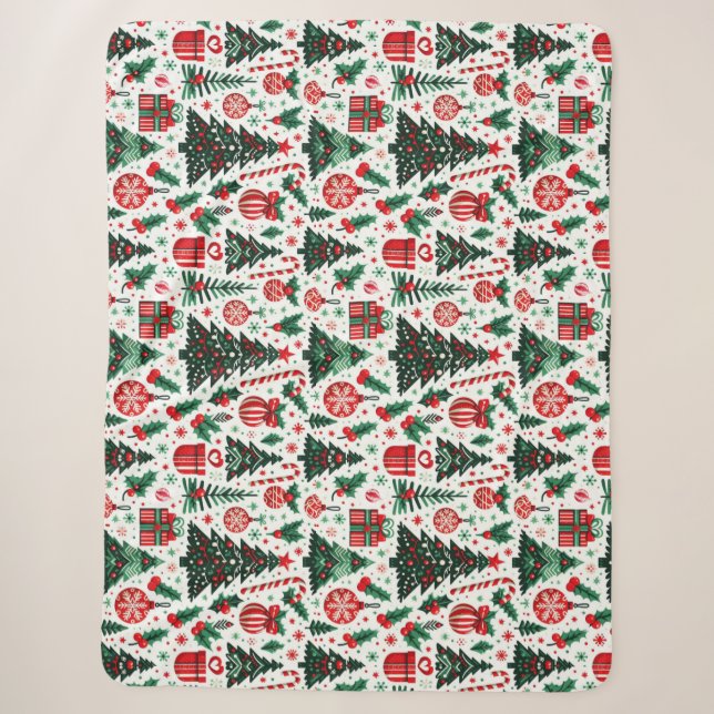 Weihnachtsbaum, Geschenke, Zuckerrohr Sherpadecke (Vorderseite)
