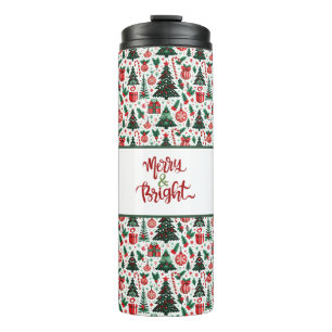 Weihnachtsbaum, Geschenke, Zuckerrohr Thermosbecher