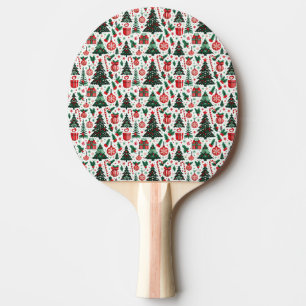 Weihnachtsbaum, Geschenke, Zuckerrohr Tischtennis Schläger