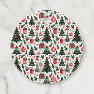 Weihnachtsbaum, Geschenke, Zuckerstange Geschenkanhänger