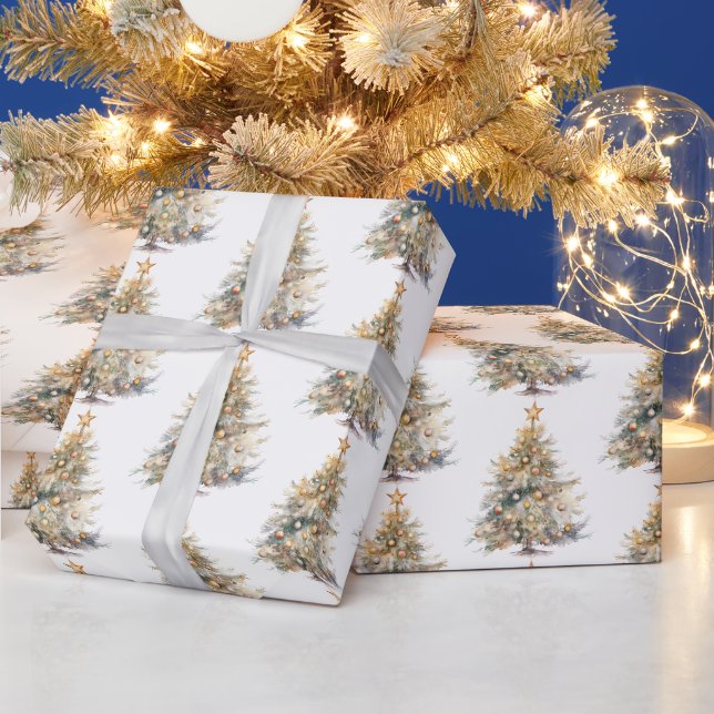 Weihnachtsbaum Geschenkpapier (Feiertage)