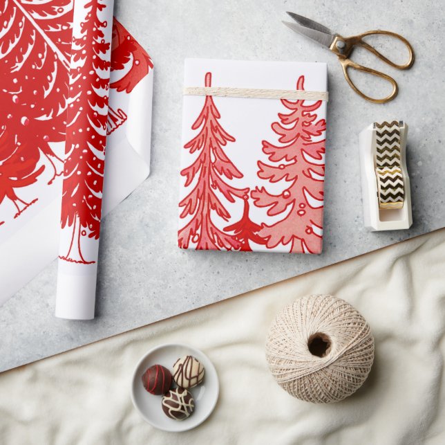 Weihnachtsbaum Geschenkpapier (Kunsthandwerk)