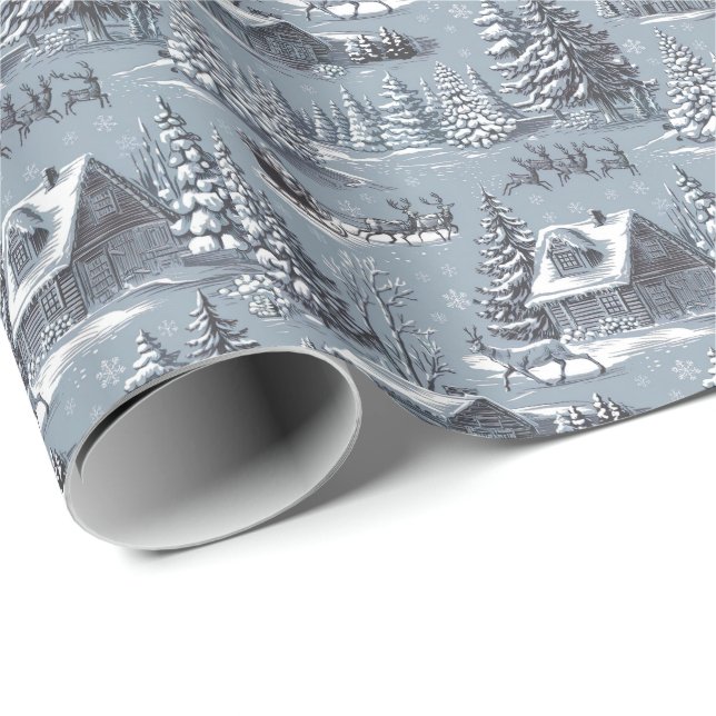 Weihnachtsbaum Geschenkpapier (Rolleneckpunkt)